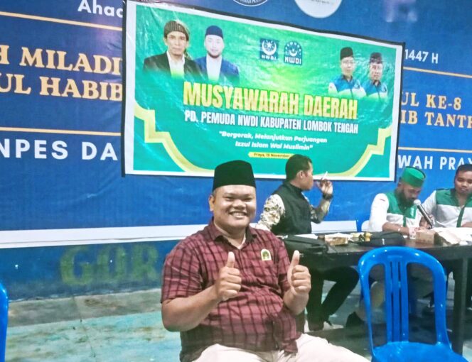 
 Musda PD Pemuda NWDI Lombok Tengah, Putuskan Masjudin Sebagai Ketua Umum